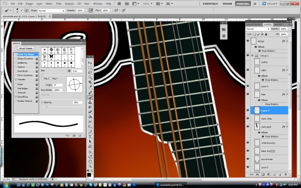 Creation of Bluegrass Mandolin: Step 8